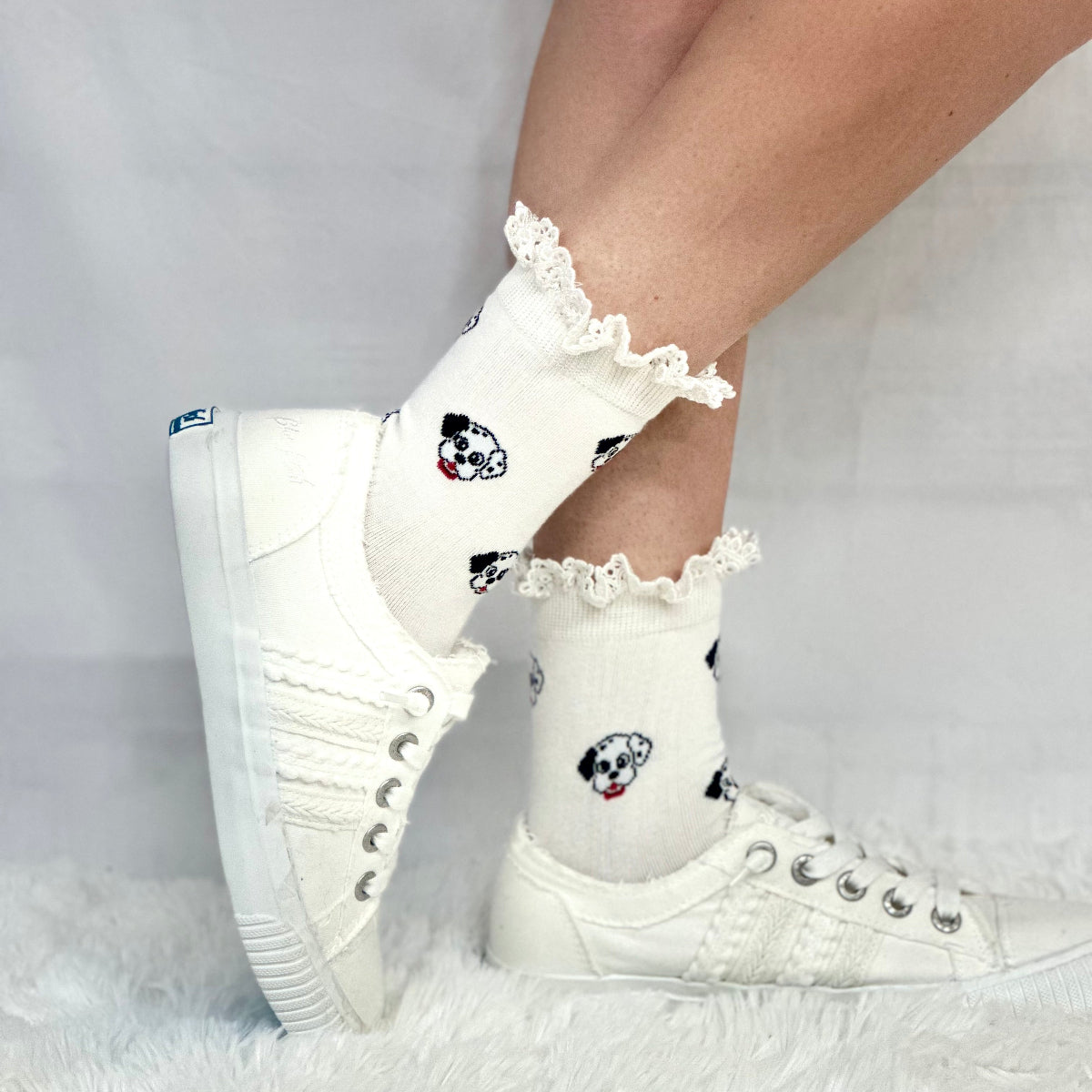 These DALMATION socks are the perfect accessory for pet lovers! With their fun print - Catherine Cole socks