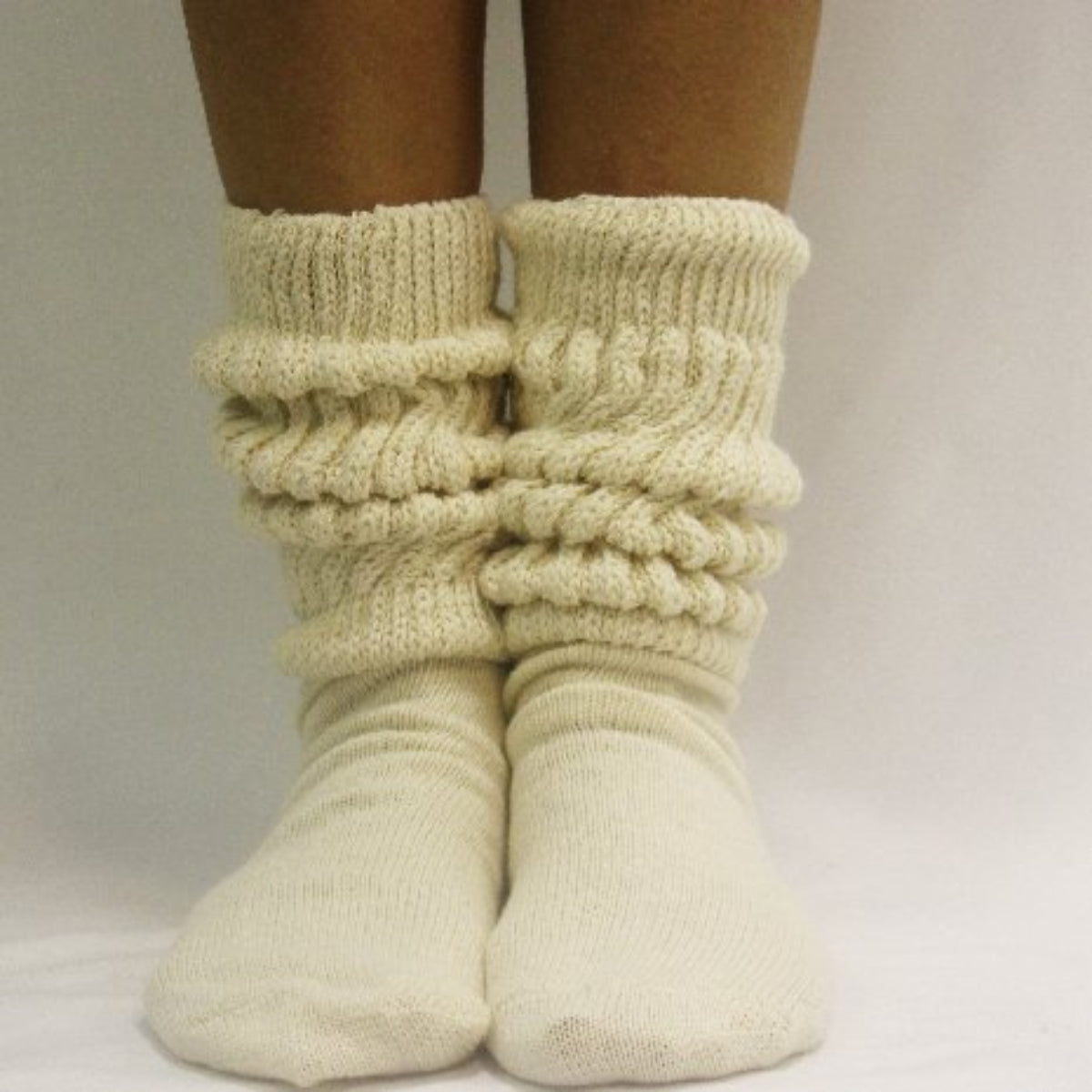 3 pairs bundle of Ultimate natural slouch socks, Catherine Cole signature socks made in usa
