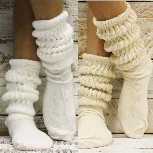 Shop 90s Slouch Socks - Buy USA Made Ultimate Cotton Scrunch Socks