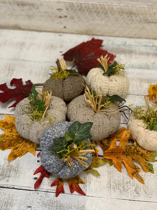 how to make sock pumpkins from Catherine Cole Studio