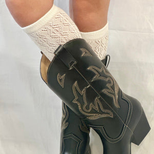 socks womens cowboy boots fashion - catherine cole atelier