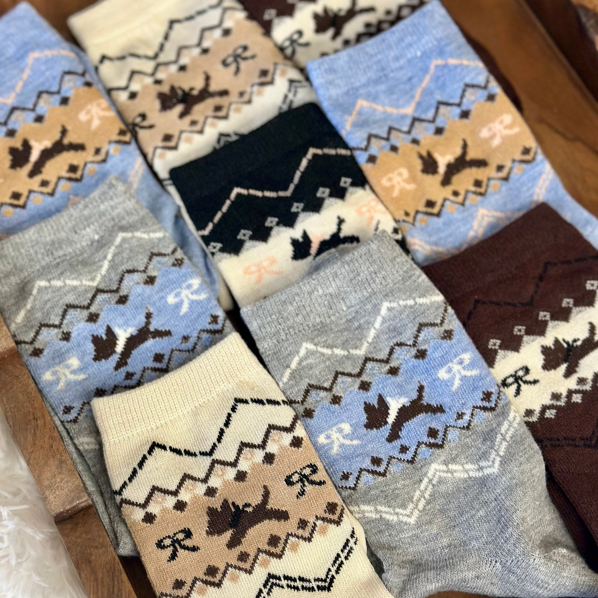 Dog Lover Crew Socks 5-Pack Bundle with Paw Wish Bracelet - Women's 6-9  Catherine Cole signature socks