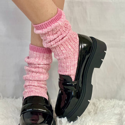 PINK best socks to wear with ankle boots, crew short boot socks ladies
