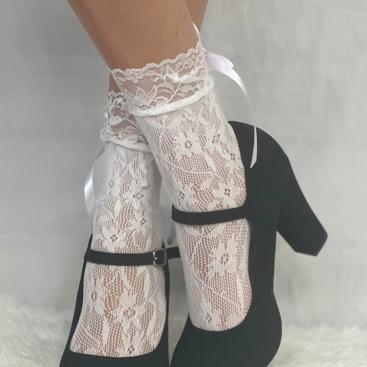 Cosmopolitan white modern wedding socks, cute lace socks for women 