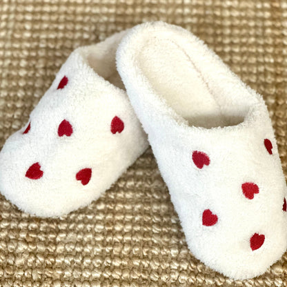 Hearts Slipper Sock Gift Set - lace topped socks + Wish Bracelet by Catherine cole