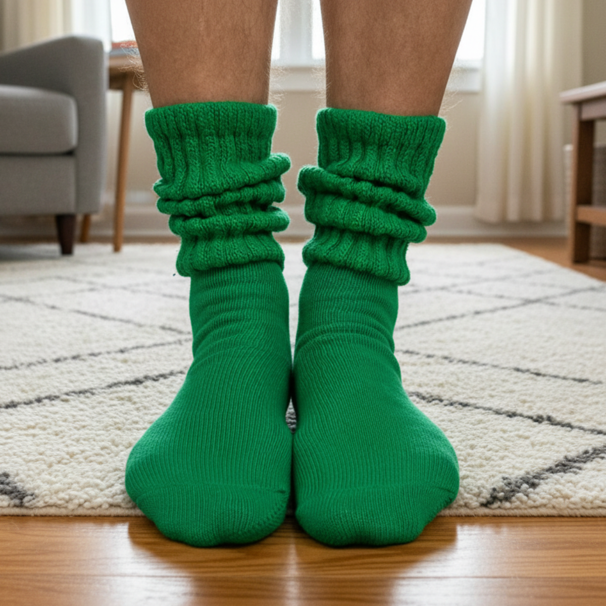 Kelly socks larger crew cotton socks for adults, made i usa