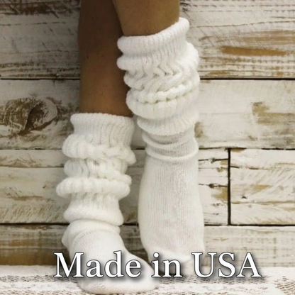 ultimate_white_quality_thick_hooters_socks_Catherine_Cole_signature_socks_made_in_usa_