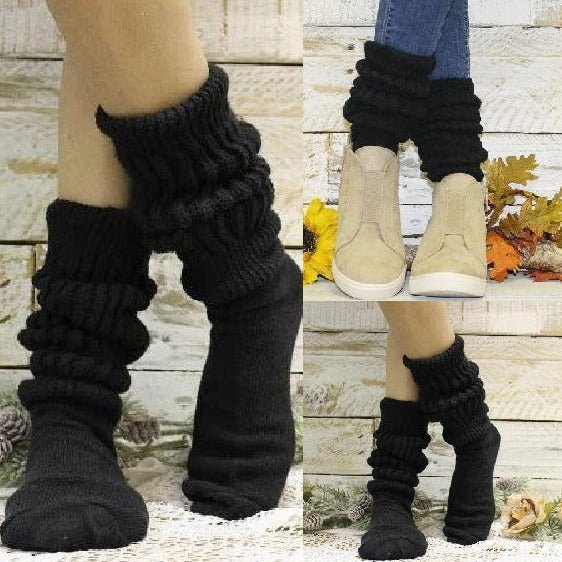 3 pairs bundle ultimate black slouch socks women, hooters athletic american made scrunchy socks