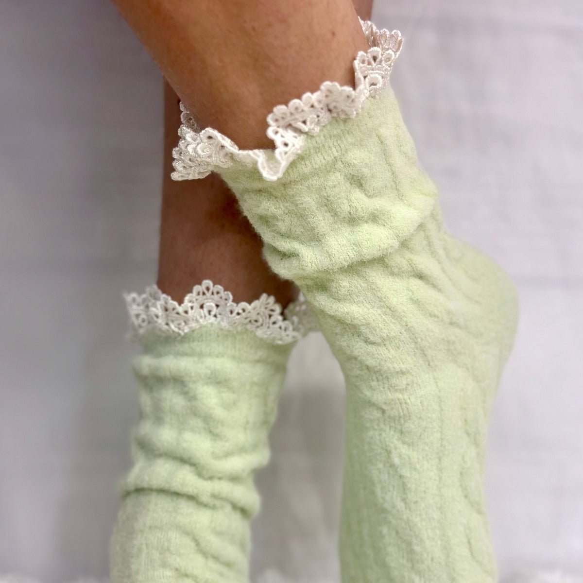 HEAVENLY ultra soft cozy lounge sock women's - mint