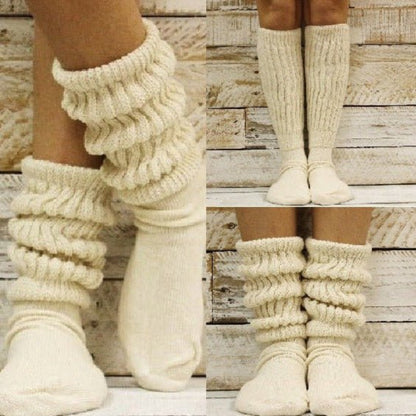 3 pairs bundle of Ultimate natural slouch socks,Catherine Cole signature socks made in usa