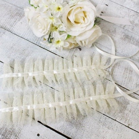 Custom made Bridal lace tulle anklets wedding  designer Catherine Cole Atelier couture socks and designer barefoot sandals