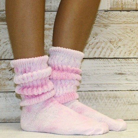 women's tie-dyed hosiery diy, how to cotton tie dye socks custom pink diy hooters - Catherine Cole Atelier, larger foot adult men's