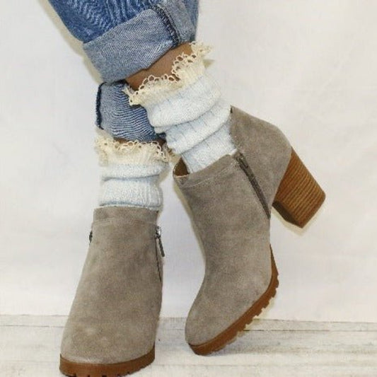 cute usa made organic slouch socks lace women’s, best quality short ankle boot socks, shark tank socks, organic-carolina-blue-slouch-socks_catherine cole signature style