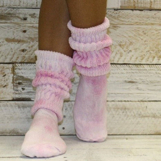 tie dyed socks women pink slouch  Hooters - tie due cotton slouch socks women's, Catherine cole