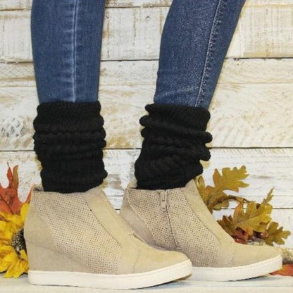 CUDDLY cotton slouch socks women  - black hooters slouch socks women  best cotton - Catherine Cole signature socks made in usa